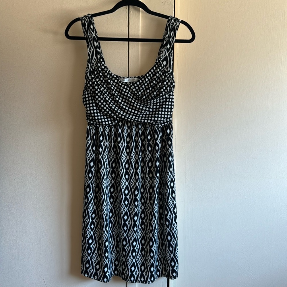 Black and white dress